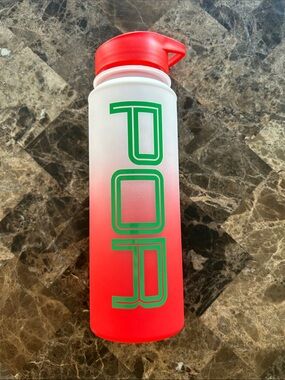 NWT 🆕 FIFA Official Portugal Gradient Red Water Bottle with Green Logo